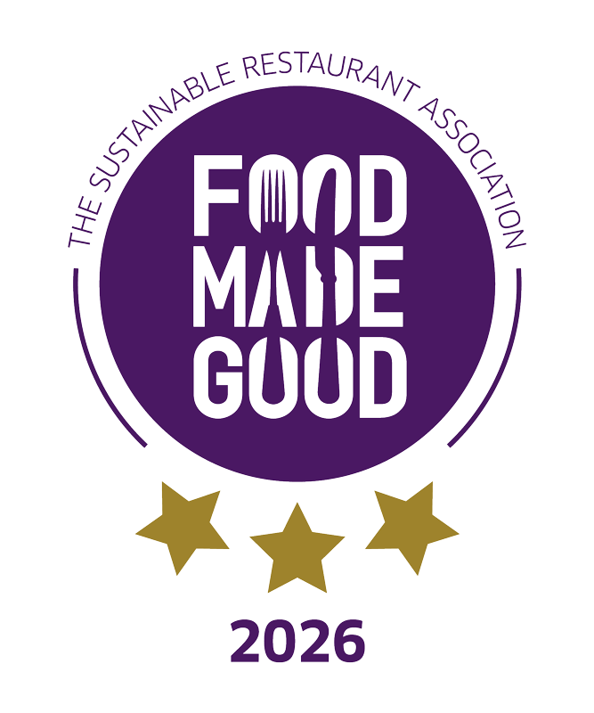 Food Made Good 3 stars Certification for 2026 logo